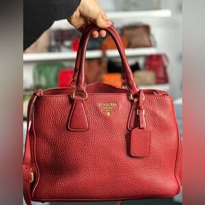 Prada Leather Tote 40% Credit Back